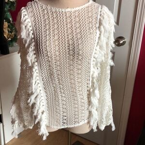 NWT Everkaki boho top. sz M